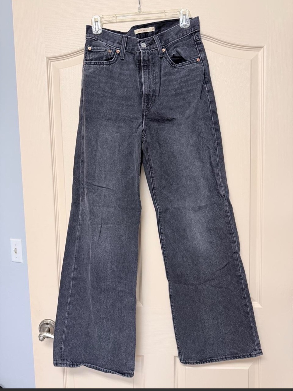 Levi’s Ribcage Wide Leg Black Jeans